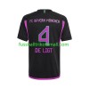 Fußballtrikots Bayern München Matthijs de Ligt 4 2023-2024 Kurzarm Auswärts-trikot kaufen